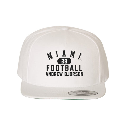 Miami of Ohio - NCAA Football : Andrew Bjorson - Snapback Hat-0