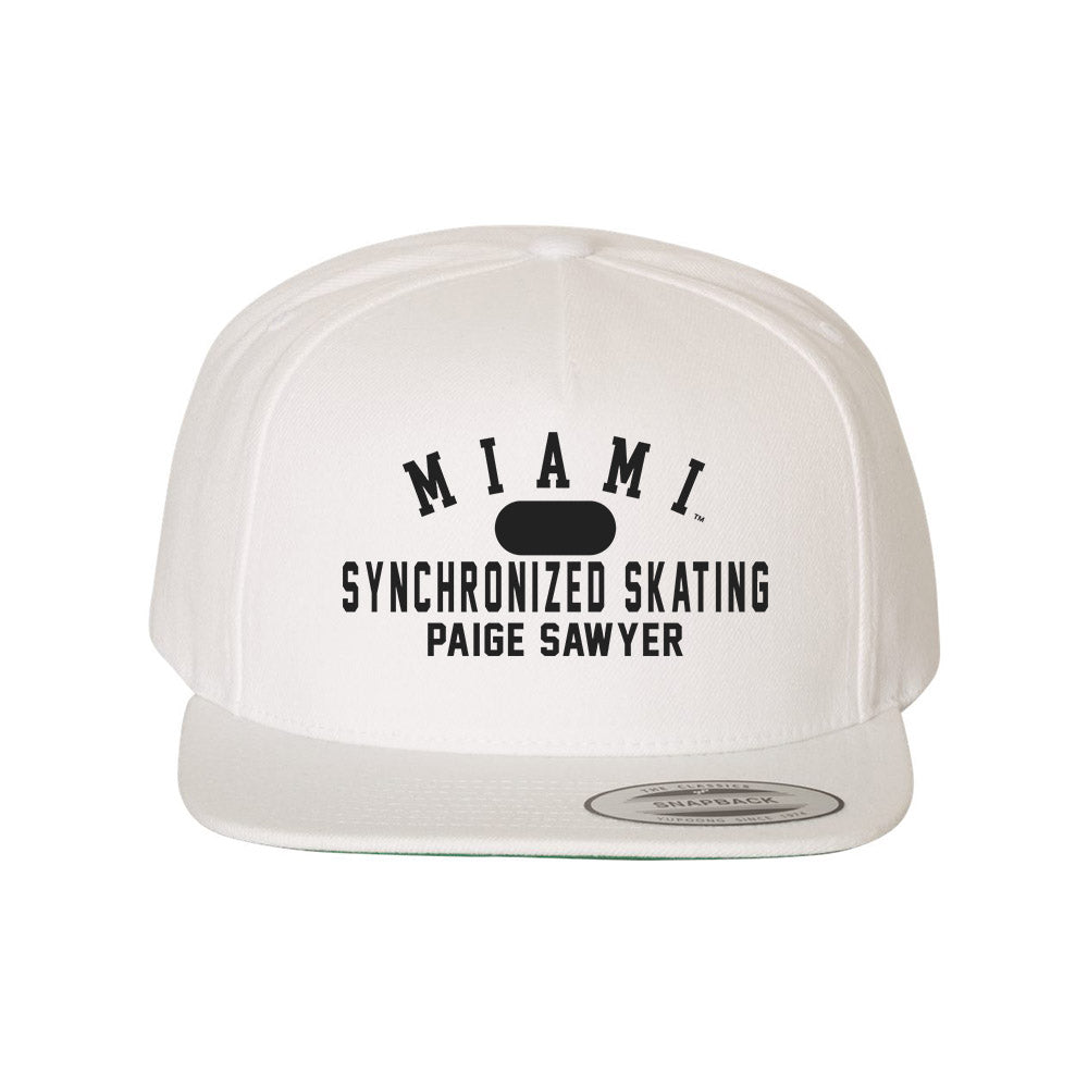 Miami of Ohio - Synchronized Skating : Paige Sawyer - Snapback Cap Hat Snapback Hat