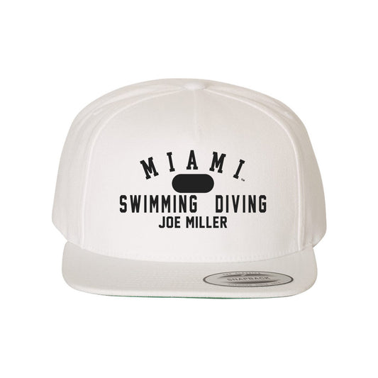 Miami of Ohio - NCAA Men's Swimming & Diving : Joe Miller - Snapback Cap