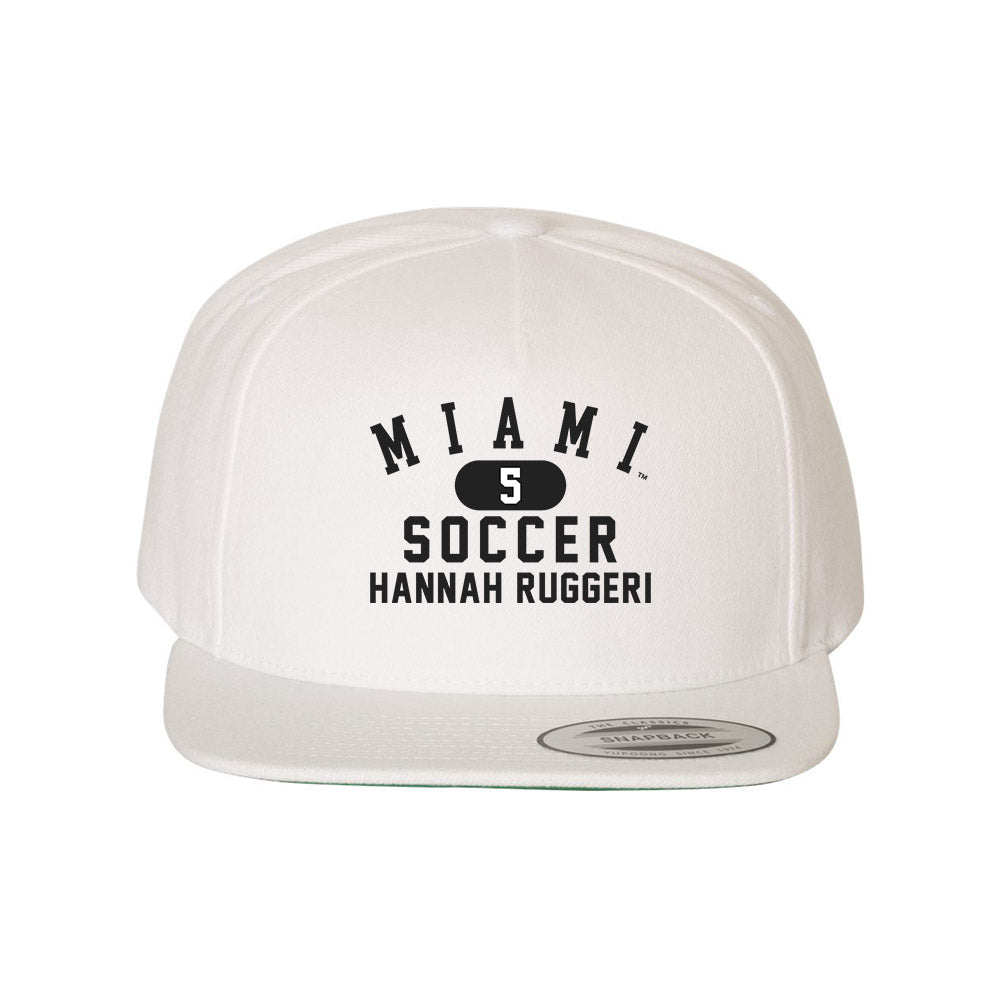 Miami of Ohio - NCAA Women's Soccer : Hannah Ruggeri - Snapback Hat-0