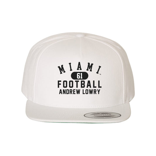 Miami of Ohio - NCAA Football : Andrew Lowry - Snapback Hat-0