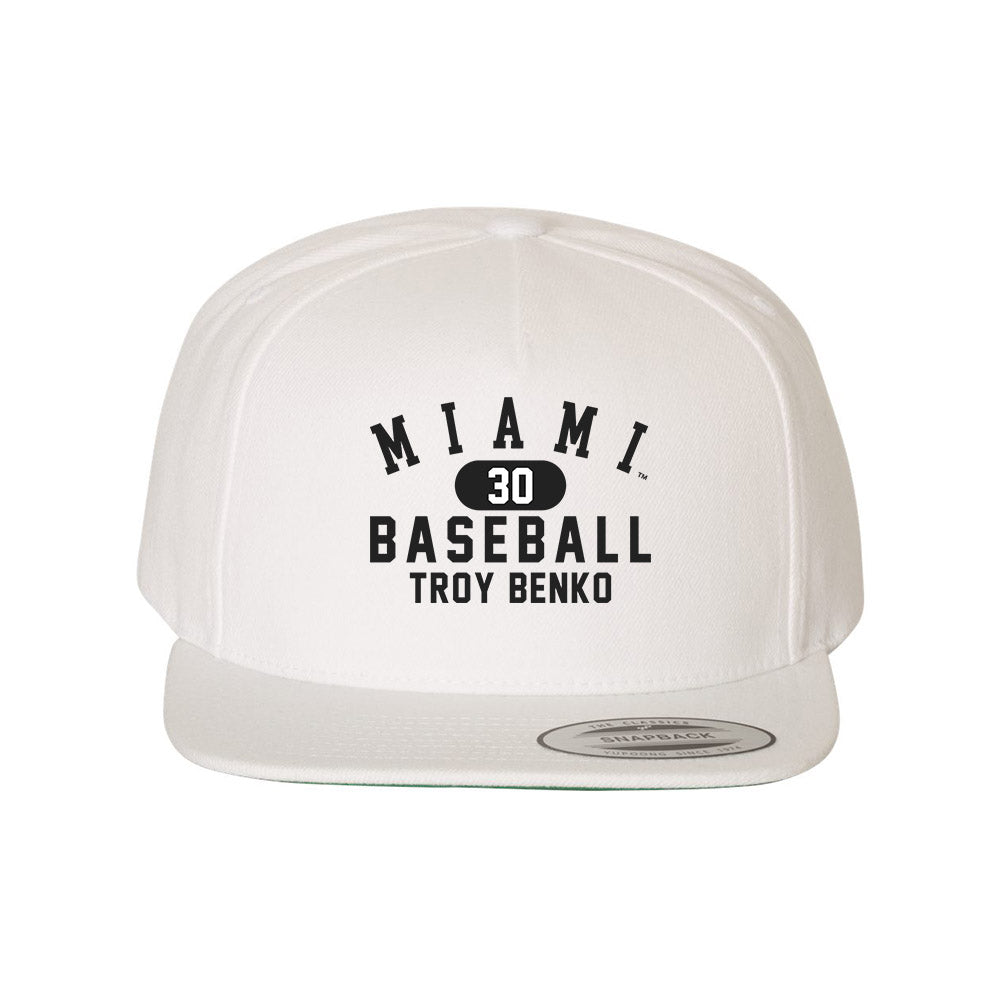 Miami of Ohio - NCAA Baseball : Troy Benko - Snapback Hat-0