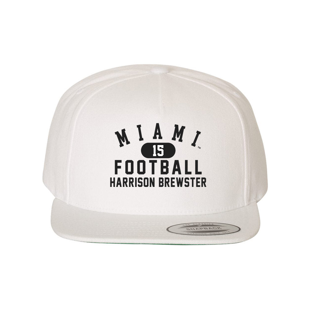 Miami of Ohio - NCAA Football : Harrison Brewster - Snapback Hat-0