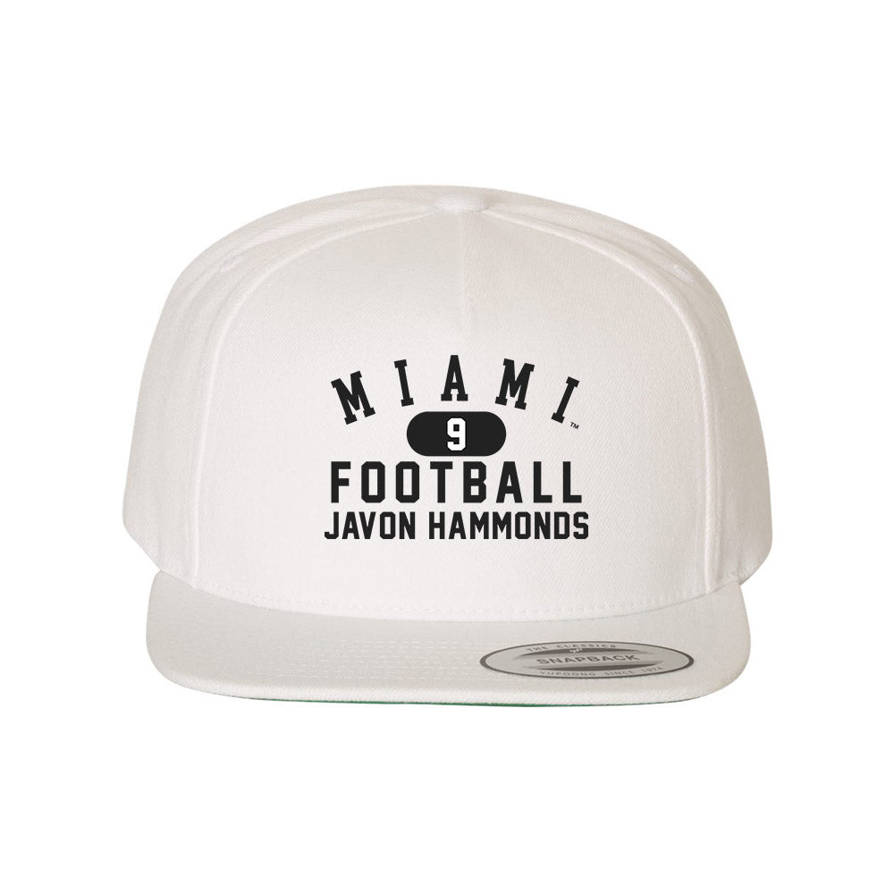Miami of Ohio - NCAA Football : Javon Hammonds - Snapback Hat-0