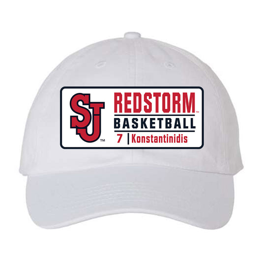 St. Johns - NCAA Men's Basketball : Fotis Konstantinidis - Dad Hat-0