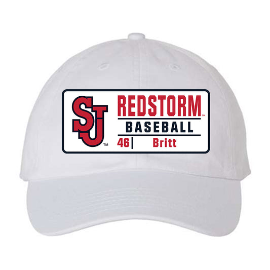 St. Johns - NCAA Baseball : Sean Britt - Dad Hat-0