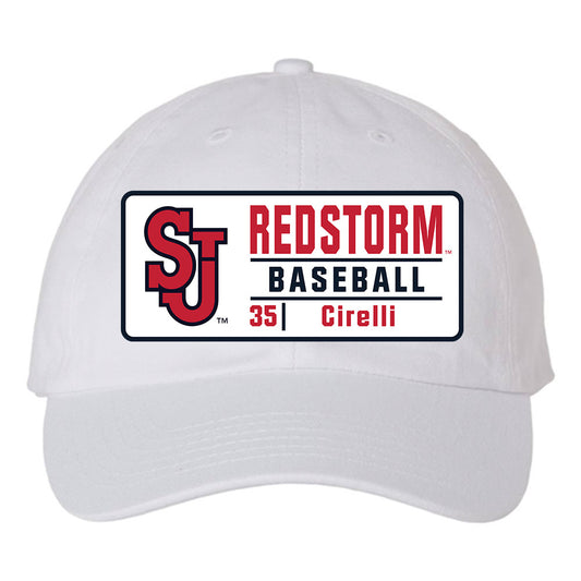 St. Johns - NCAA Baseball : Nick Cirelli - Structured Trucker Hat