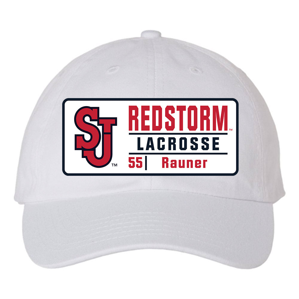 St. Johns - NCAA Men's Lacrosse : Brady Rauner - Structured Trucker Hat