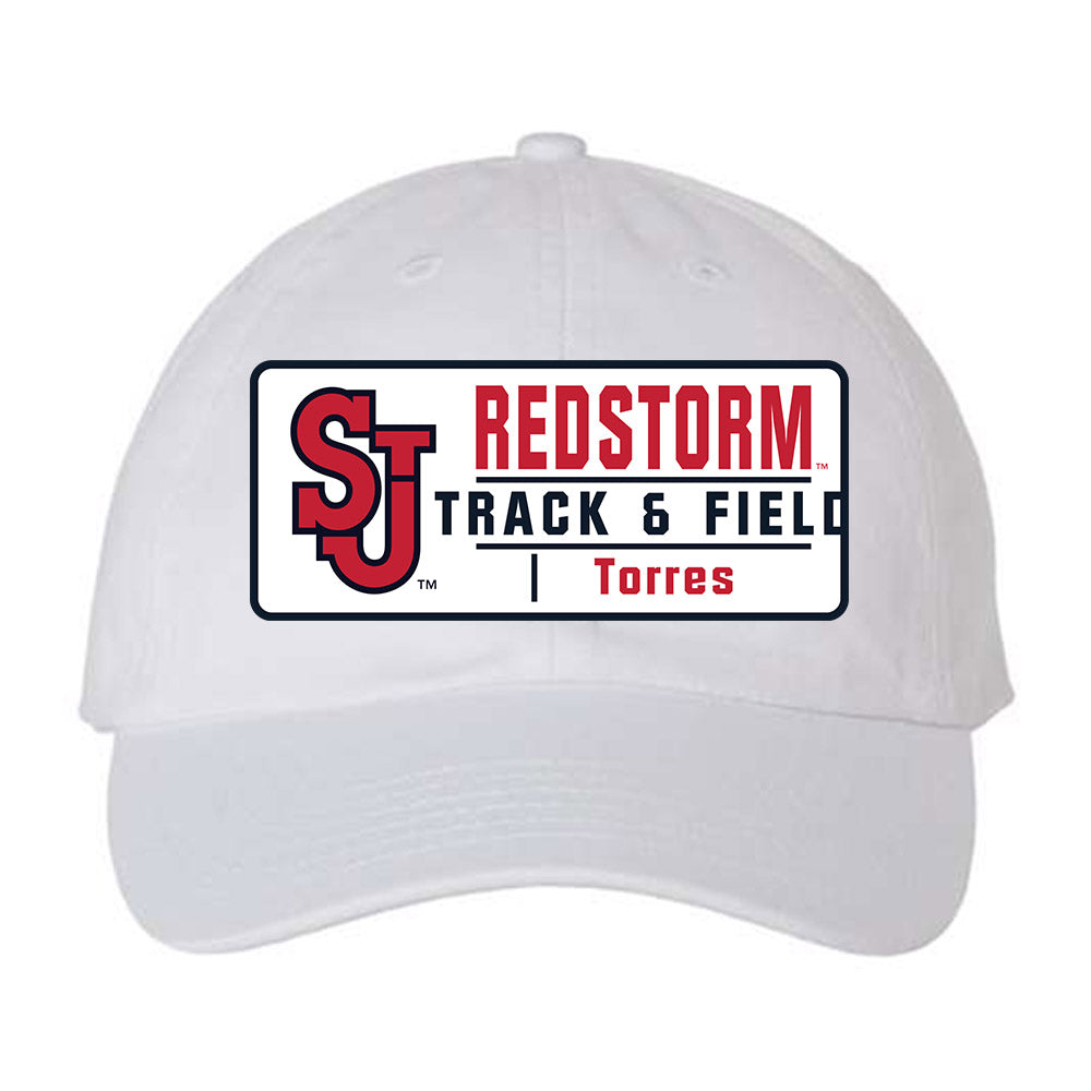 St. Johns - NCAA Women's Track & Field : Mia Torres - Dad Hat-0