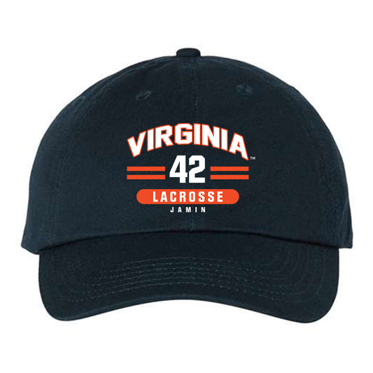 Virginia - NCAA Men's Lacrosse : Luke Jamin - Dad Hat-0