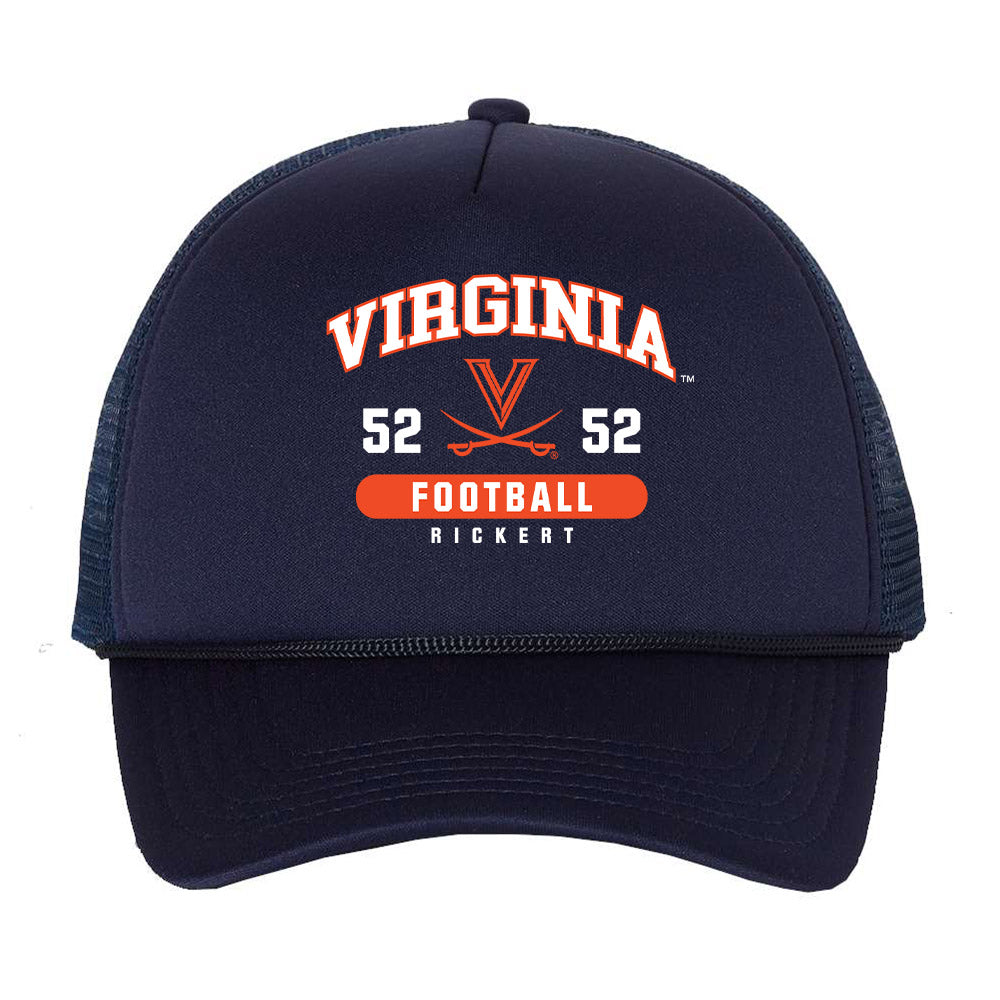 Virginia - NCAA Football : Daniel Rickert - Trucker Hat-0