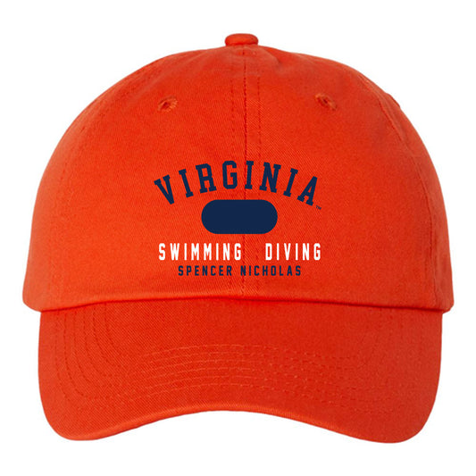 Virginia - NCAA Men's Swimming & Diving : Spencer Nicholas - Dad Hat