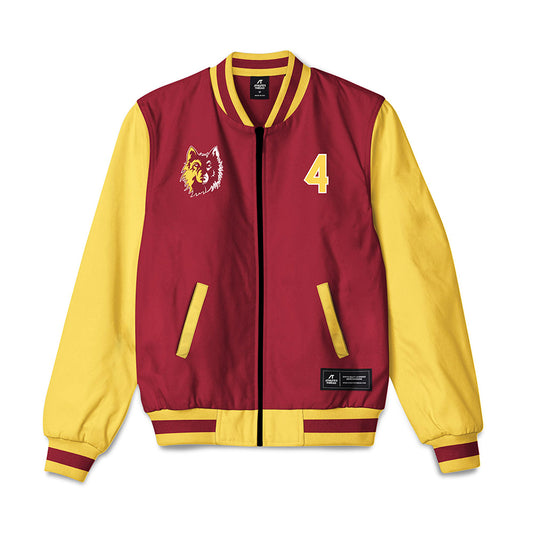  - NCAA Baseball : Drew Burkholder - Bomber Jacket-0