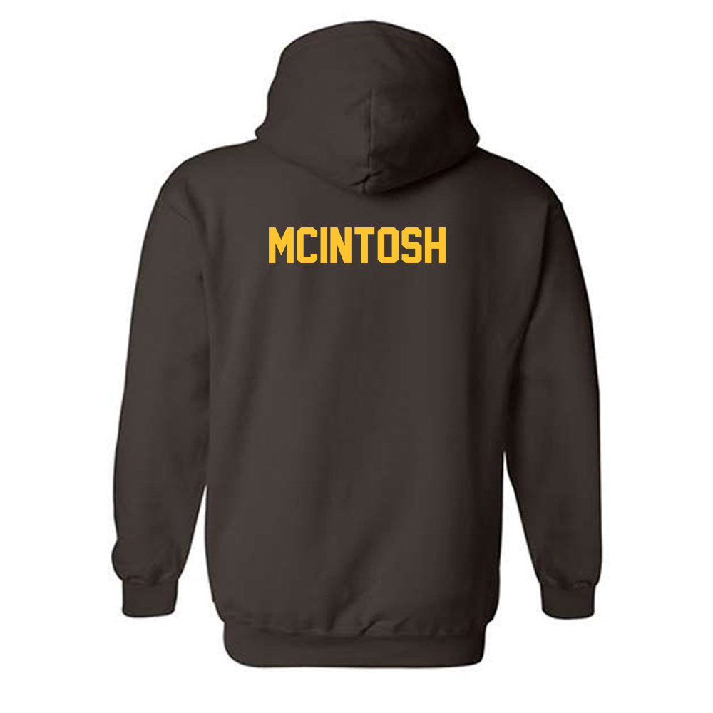 Wyoming - NCAA Wrestling : Brett McIntosh - Hooded Sweatshirt Classic Shersey