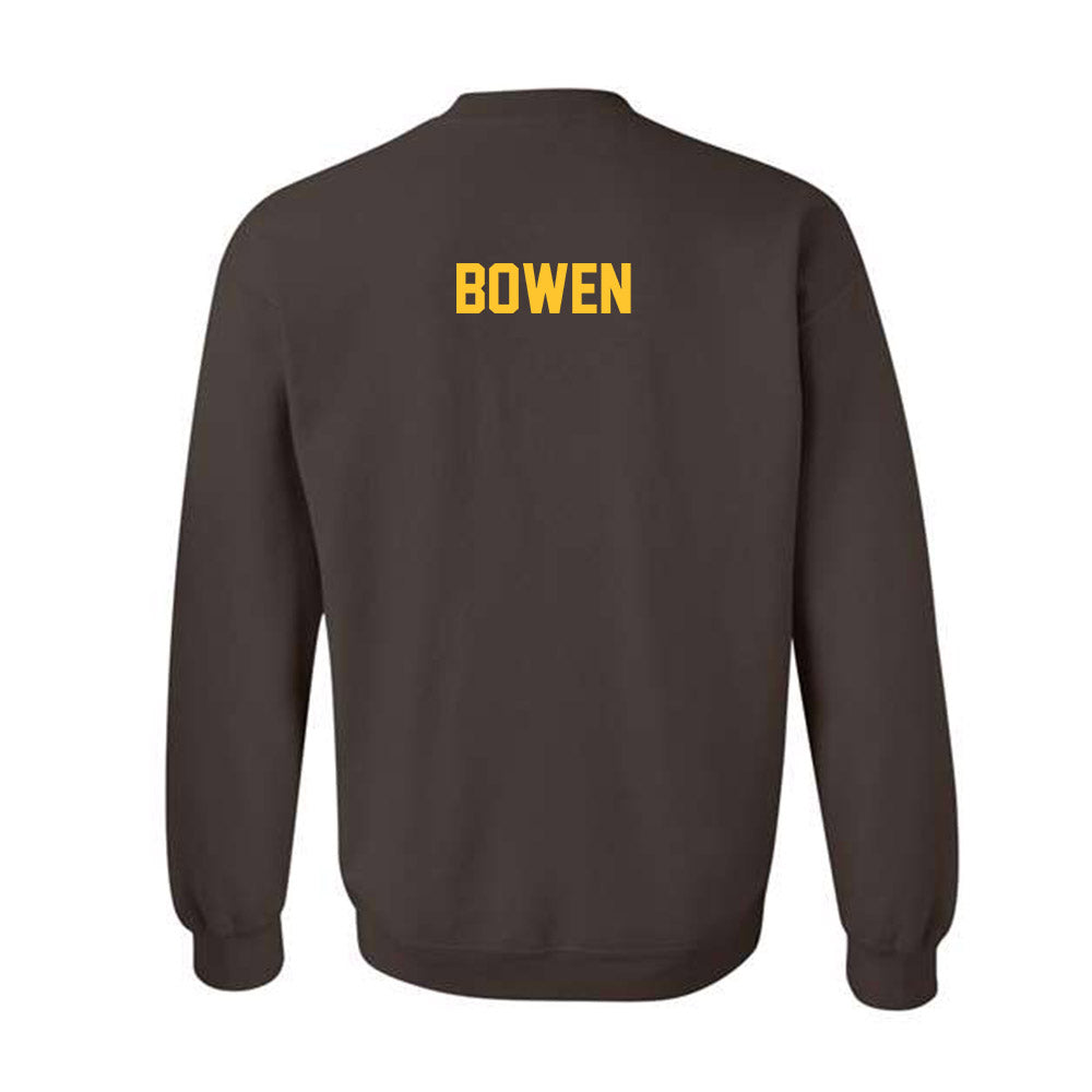 Wyoming - NCAA Wrestling : Tucker Bowen - Classic Shersey Crewneck Sweatshirt-1