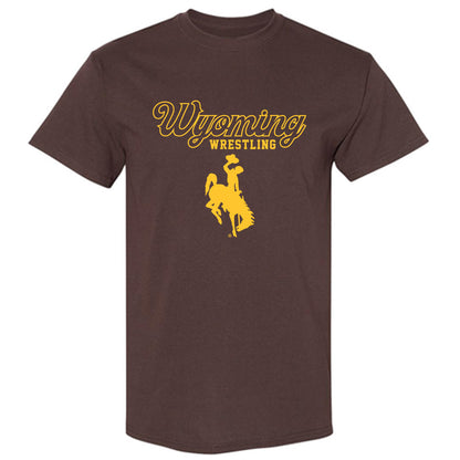 Wyoming - NCAA Wrestling : Christian Carroll - Classic Shersey T-Shirt-0
