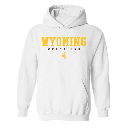 Wyoming - NCAA Wrestling : Brett McIntosh - Hooded Sweatshirt Classic Shersey