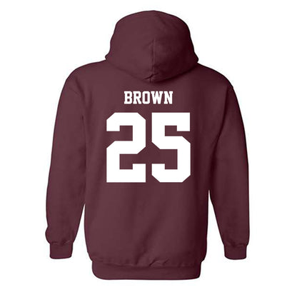 NSU - NCAA Baseball : Hunter Brown - Sports Shersey Hooded Sweatshirt-1
