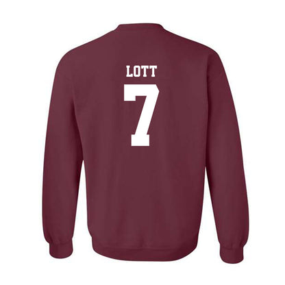NSU - NCAA Baseball : Collin Lott - Sports Shersey Crewneck Sweatshirt-1