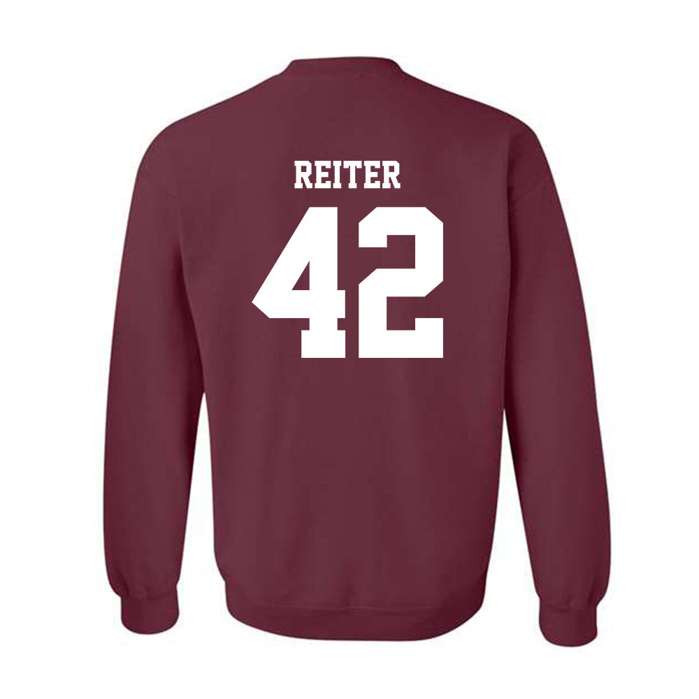 NSU - NCAA Baseball : Austin Reiter - Sports Shersey Crewneck Sweatshirt-1
