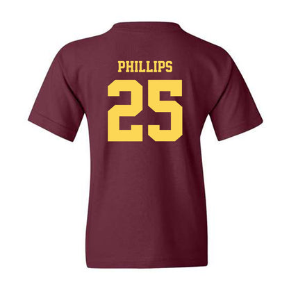 NSU - NCAA Baseball : Brennan Phillips - Youth T-Shirt Sports Shersey