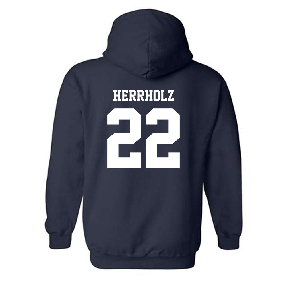 Georgia Southern - NCAA Baseball : Jp Herrholz - Sports Shersey Hooded Sweatshirt-1