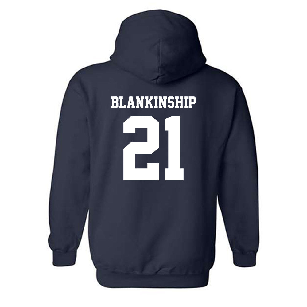 Georgia Southern - NCAA Baseball : Carter Blankinship - Sports Shersey Hooded Sweatshirt-1