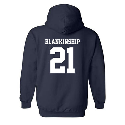 Georgia Southern - NCAA Baseball : Carter Blankinship - Sports Shersey Hooded Sweatshirt-1