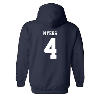 Georgia Southern - NCAA Baseball : Jack Myers - Sports Shersey Hooded Sweatshirt-1