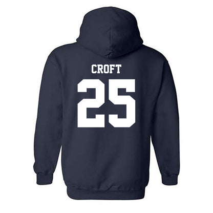 Georgia Southern - NCAA Softball : kaylee croft - Sports Shersey Hooded Sweatshirt-1