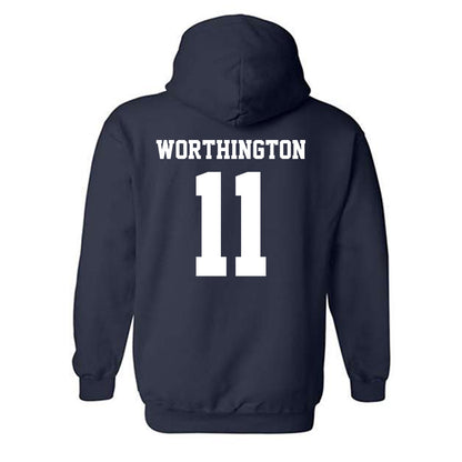 Georgia Southern - NCAA Softball : Hannah Worthington - Sports Shersey Hooded Sweatshirt-1