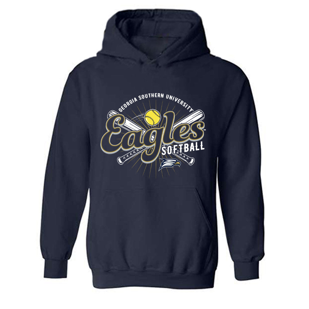 Georgia Southern - NCAA Softball : Jaycee Bilbrey - Sports Shersey Hooded Sweatshirt-0