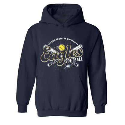 Georgia Southern - NCAA Softball : Hannah Worthington - Sports Shersey Hooded Sweatshirt-0