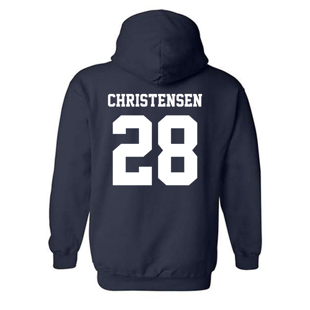 Georgia Southern - NCAA Softball : Kayla Christensen - Sports Shersey Hooded Sweatshirt-1