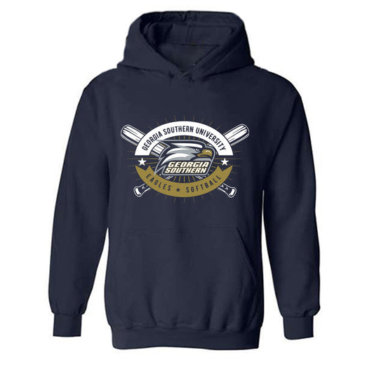 Georgia Southern - NCAA Softball : Demere Gray - Sports Shersey Hooded Sweatshirt-0