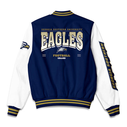 Georgia Southern - NCAA Football : Devin Collier - Bomber Jacket-1