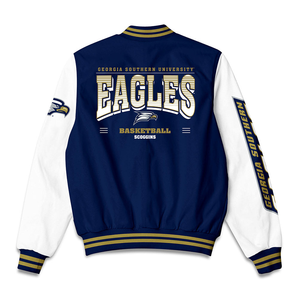 Georgia Southern - NCAA Women's Basketball : Laney Scoggins - Bomber Jacket-1