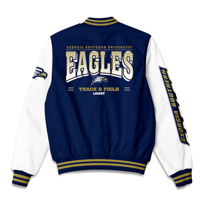 Georgia Southern - NCAA Women's Track & Field : Trinity Lavant - Bomber Jacket-1