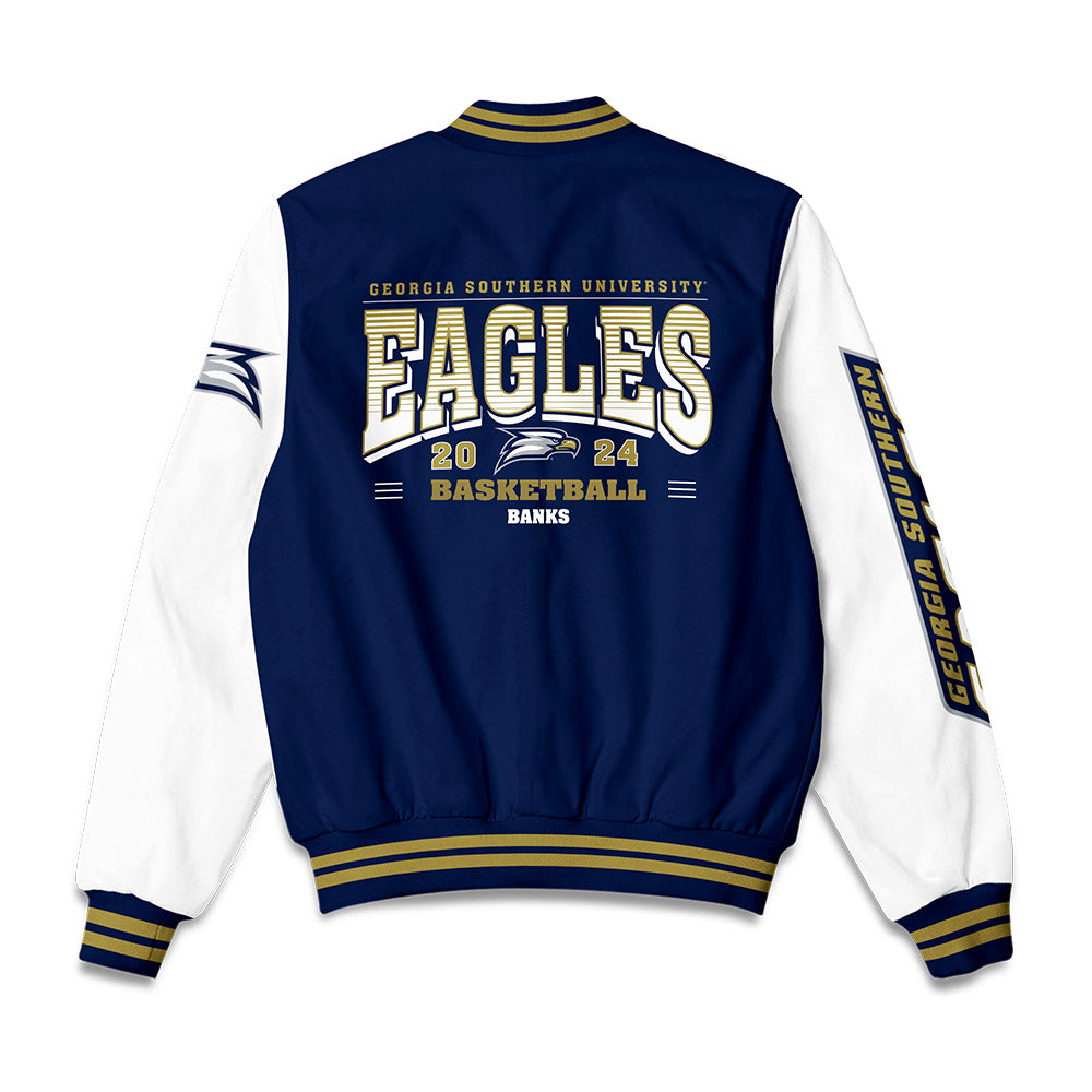 Georgia Southern - NCAA Men's Basketball : Eren Banks - Bomber Jacket-1