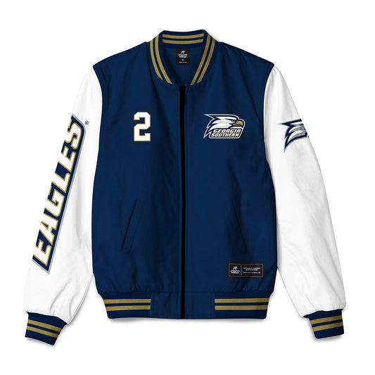 Georgia Southern - NCAA Baseball : John Davis - Bomber Jacket-0
