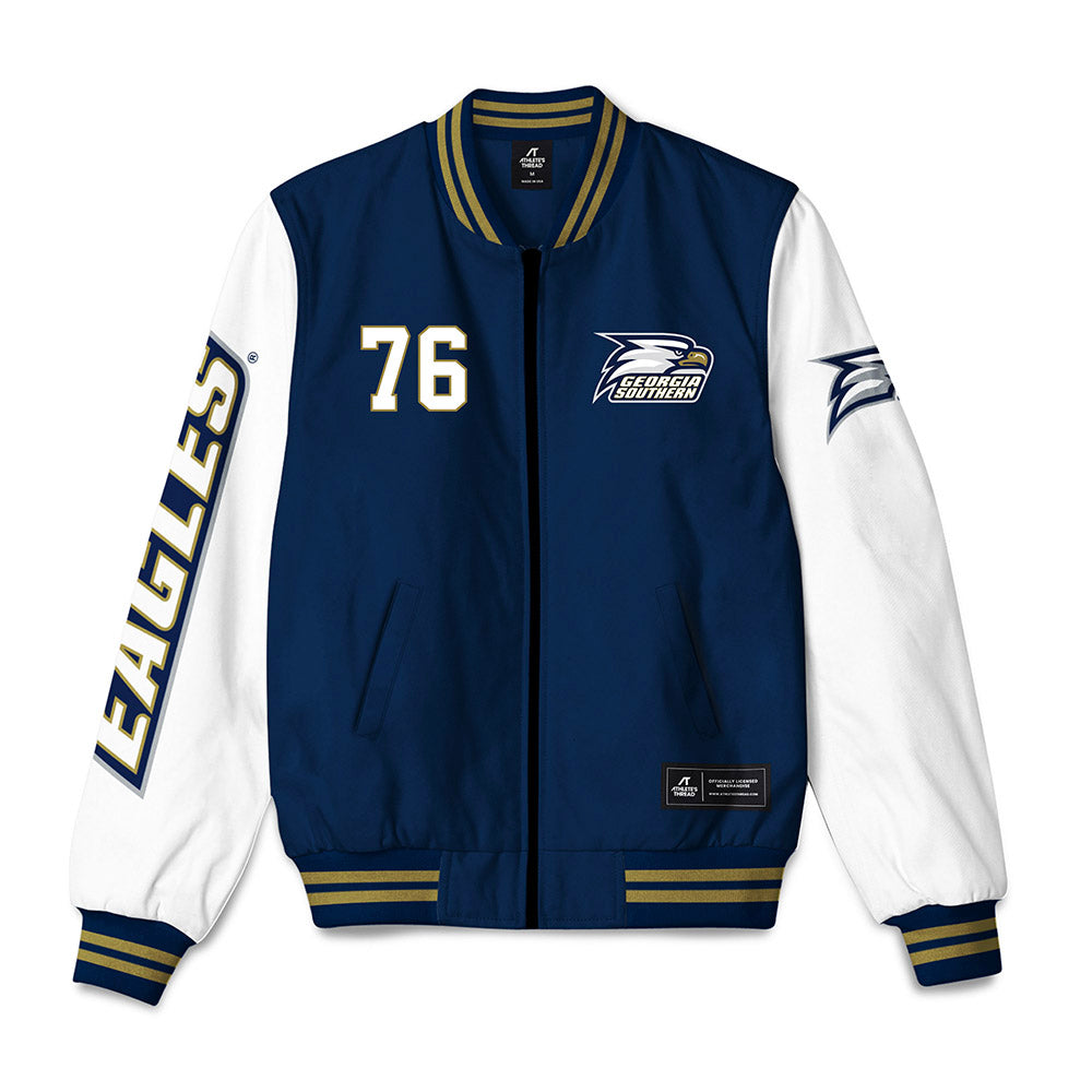 Georgia Southern - NCAA Football : Kingtriton Samuela - Bomber Jacket-0