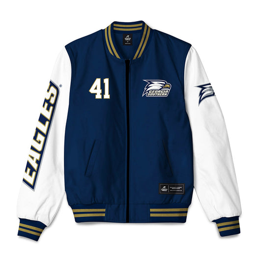Georgia Southern - NCAA Football : Brandon Alford - Bomber Jacket-0