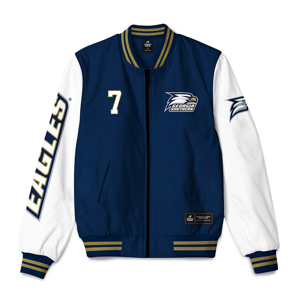 Georgia Southern - NCAA Women's Volleyball : Alex Myers - Bomber Jacket-0