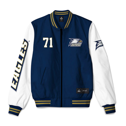Georgia Southern - NCAA Football : Robert Wright Jr - Bomber Jacket-0