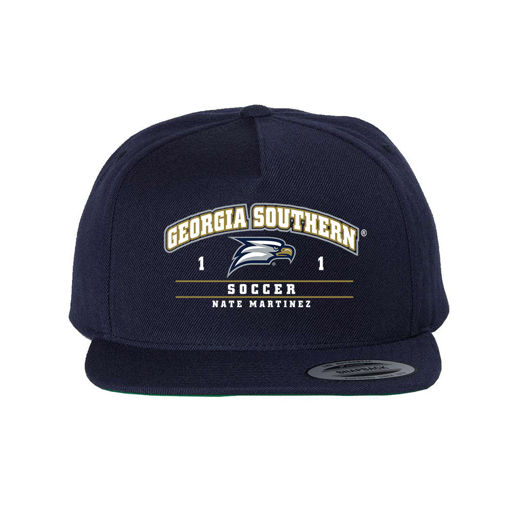 Georgia Southern - NCAA Men's Soccer : Nate Martinez - Snapback Hat-0