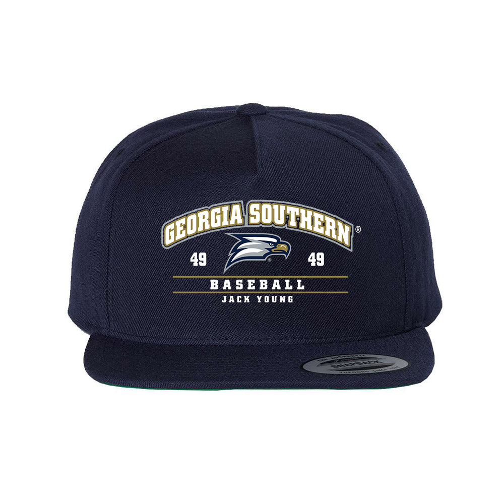 Georgia Southern - NCAA Baseball : Jack Young - Snapback Hat-0