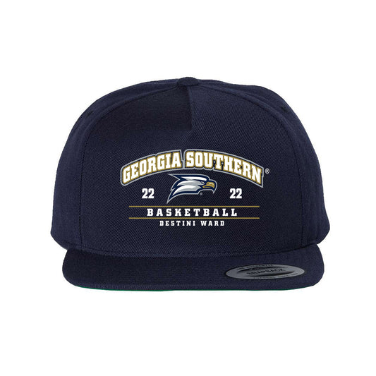Georgia Southern - NCAA Women's Basketball : Destini Ward - Snapback Hat-0