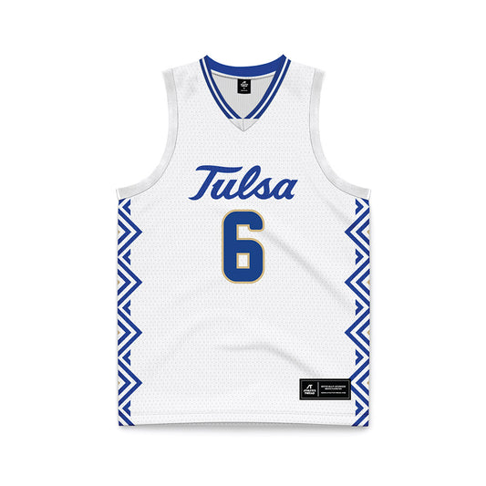 Tulsa - NCAA Women's Basketball : Brynn Eshoo - White Basketball Jersey-0