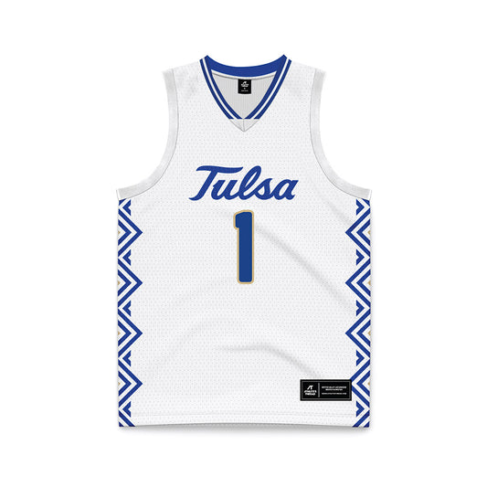 Tulsa - NCAA Women's Basketball : Haven Fisher - White Basketball Jersey-0