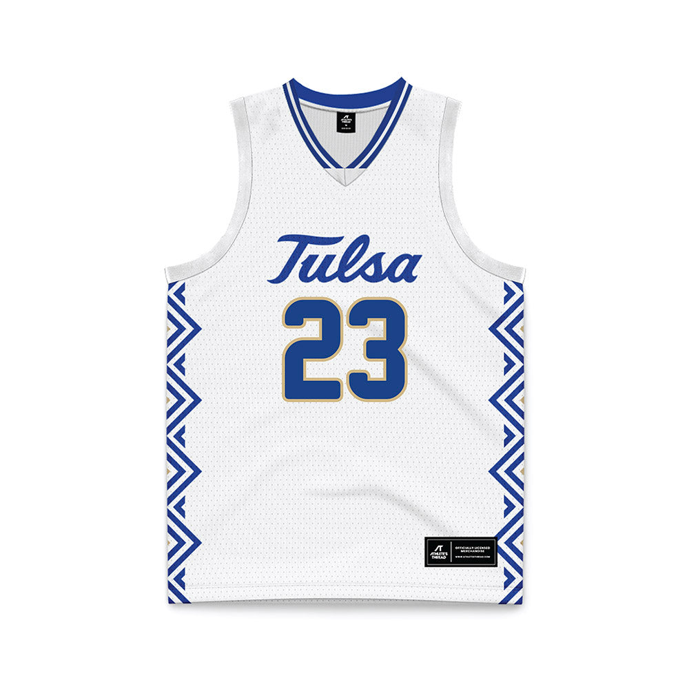 Tulsa - NCAA Women's Basketball : Whitney Sullivan - White Basketball Jersey